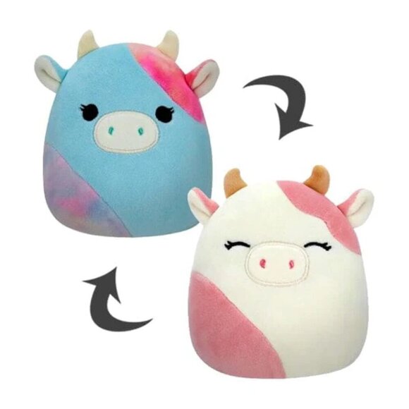 NEW Squishmallow Flippamallow Cows 5" - Picture 1 of 8